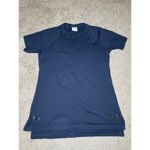 Gymshark Mens Short Sleeve Basic Cotton Crew Neck Navy Blue T Shirt Size Small